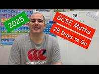 Video thumbnail for GCSE Maths 2025 Revision - 28 Days To Go - Corbettmaths