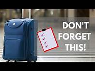 Video thumbnail for 16 Things You Forget to Pack + Printable Travel Checklist