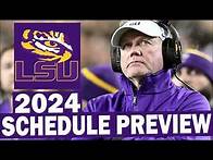 Video thumbnail for LSU 2024 Schedule Preview