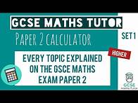 Video thumbnail for Every Topic on the Paper 2 GCSE Maths Exam June 2023 | Higher | Set 1 | Edexcel, AQA, OCR