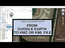 Video thumbnail for Export data from Google Earth to KMZ or KML file