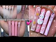 Video thumbnail for PINK CHRISTMAS POLYGEL NAILS💕 3D SNOWMAN NAIL ART & WINTER NAIL DESIGN! | Nail Tutorial