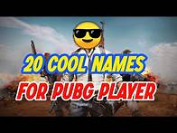 Video thumbnail for COOL NAMES FOR PUBG MOBILE PLAYERS