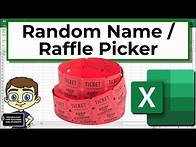 Video thumbnail for Create Random Student Picker or Raffle Picker in Excel
