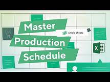 Video thumbnail for Master Production Schedule Excel Template Step-by-Step Video Tutorial by Simple Sheets