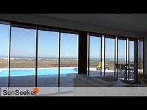 Video thumbnail for UltraSlim Bi Folding Doors, contemporary slide pivot & stack patio door system, made in England.