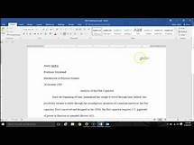 Video thumbnail for Page setup for heading and header in MLA format