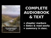 Video thumbnail for The Autobiography of Mark Twain (1/2) 🌟 By Mark Twain. FULL Audiobook