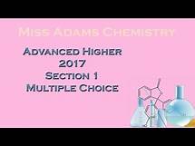 Video thumbnail for Advanced Higher: 2017 Exam Section 1 Multiple Choice