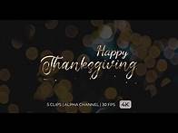 Video thumbnail for Happy Thanksgiving Text Animation | Motion Graphics template - Envato elements