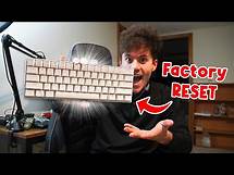 Video thumbnail for How to FACTORY RESET your 60% keyboard