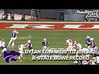Video thumbnail for Dylan Edwards' TD Breaks Kansas State's Bowl Rushing Record | 2024 Big 12 Football