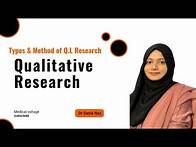 Video thumbnail for QUALITATIVE Research Design: Everything You Need To Know (With Examples)