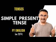 Video thumbnail for Simple Present Tense | English Grammar | English subject FY | IGNOU | common errors in writing