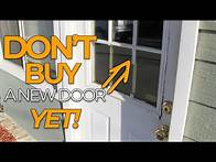 Video thumbnail for How to Replace a Door Window Frame | DIY Door Fix