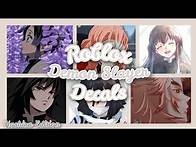 Video thumbnail for ROBLOX || Bloxburg x Royale High ~ Aesthetic Demon Slayer (Hashira Edition) Decals Ids