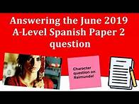 Video thumbnail for Watch me write a VOLVER essay | June 2019 Q | A-Level Spanish Paper 2