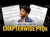 Video thumbnail for Class 12th Maths Chapter wise PYQs with Answers 🔥 @ShobhitNirwan17