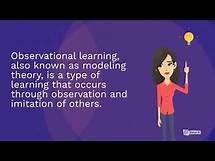 Video thumbnail for Observational Learning / modelling Theory by Bandura: How We Learn by Imitating Others