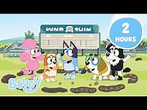 Video thumbnail for 2 HOURS of Bluey Games 😎 💙 | Let's have Fun with Friends | Bluey