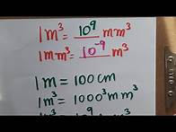 Video thumbnail for mm3 to m3 and m3 to mm3