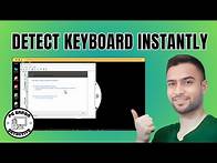 Video thumbnail for How To Fix Keyboard Not Detecting Problem In Windows 11 - Full Tutorial