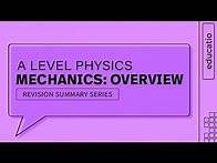 Video thumbnail for A LEVEL PHYSICS REVISION: ALL Mechanics equations EXPLAINED