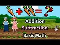 Video thumbnail for Basic Math For Kids: Addition and Subtraction, Science games, Preschool and Kindergarten Activities