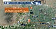 Video thumbnail for Five weekend construction restrictions across the Valley