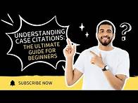 Video thumbnail for The ABSOLUTE BEST Way to Understand CASE Law Citation in 2025