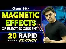 Video thumbnail for Magnetic Effects of Electric Current in 20 Minutes🔥| Class 10th | Rapid Revision | Prashant Kirad
