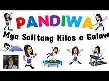 Video thumbnail for Pandiwa | Salitang Kilos o Galaw | Filipino | Verbs | Action Words | Teacher Beth Class TV