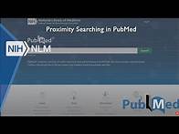 Video thumbnail for PubMed Proximity Searching