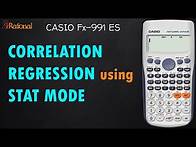 Video thumbnail for Solve Correlation and Regression | Scientific Calculator fx 991 es