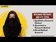 Video thumbnail for Research Design and it's Types || Qualitative, Quantitative and Mixed method research