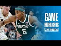 Video thumbnail for Purdue vs. Michigan State | Highlights | 2024 Big Ten Men's Basketball Tournament | March 15, 2024