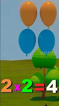 Video thumbnail for Basic Multiplication with 2 - Easy Math for Kids | Multiplication for Beginners | Math Shorts