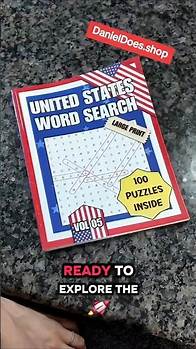 Video thumbnail for This Puzzle Book Takes You Across the USA! 📍✈️