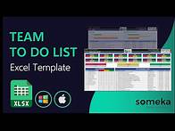 Video thumbnail for Team To Do List Template | Task Planner Excel Template