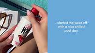 Video thumbnail for Glamnetic Press On Nails - Santorini | Semi-Transparent Blue and White French Tip Short Almond Nails, Reusable | 15 Sizes - 30 Nail Kit