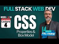 Video thumbnail for 👉🔥Master Full Stack Web Development | Week-2 Lecture-4: CSS Box Model Properties | CSS Full Course
