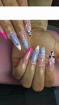 Video thumbnail for Almond Nail Inspo Ideas for French Almond Nails