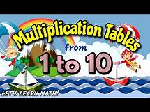 Video thumbnail for MEMORIZE FASTER MULTIPLICATION TABLES FROM 1 TO 10 | BEST PRACTICE TO LEARN MATH FOR KIDS