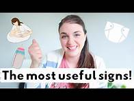 Video thumbnail for Easy Baby Sign Language Basics UK: Everyday baby sign language signs.