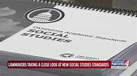 Video thumbnail for Lawmakers taking a closer look at new social studies standards