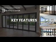 Video thumbnail for EZ FOLD A DOOR Folding Systems | Discover the Features That Set Us Apart