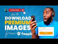 Video thumbnail for How to Download Premium Images for Free from Freepik | Easy and Legit Method
