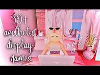 Video thumbnail for 30+ aesthetic Roblox display names || Simply Ella