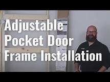 Video thumbnail for Compact Adjustable Pocket Door Frame Installation Guide