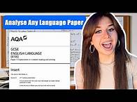 Video thumbnail for How to Analyse ANY English Language Paper Extract